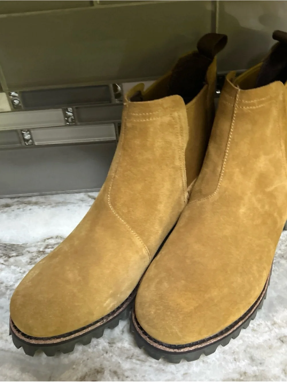 Chaco Women Fields Chelsea Waterproof Boot Boots Leather Suede Ankle Casual Sz10